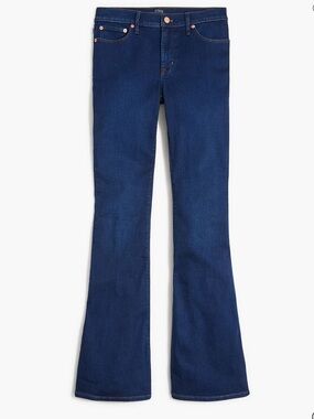 J. Crew Full Length Flare High Rise Jeans Signature Stretch BT060 Size 31 32 33
